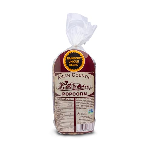 Amish Country Popcorn | 1 lb Bag | Rainbow Popcorn