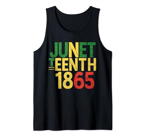 1865 Juneteenth Celebrate African American Freedom Day Women Tank Top