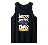 Disegni creativi di tartarughe da laghetto europee