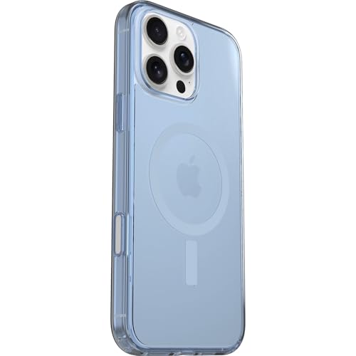 Image of OtterBox iPhone 16 Pro Max Symmetry Series Clear Case - Blue Bliss - Ultra-Thin, Sleek iPhone Case, Colorful Opaque iPhone Case
