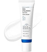 WELLAGE Real Hyaluronic Watery Sun Cream SPF50 + PA ++++ Sunscreen with Hyaluronic Acid - Moistur...