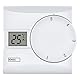 EMOS - digitaler Raumthermostat mit LCD-Display - manuell, drahtgebunden - Heiz- und Kühlsysteme - Temperaturregelung 5-30 °C - Aufputzmontage - einfache Bedienung - Batterie inkl. - weiß