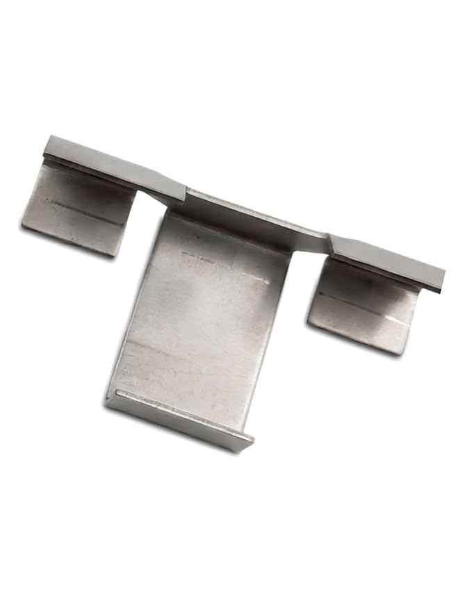 Image of Solar Panel Water Drain Clip, SS 304 Stainless Steel Drainage Clip for Solar Panel Frame, Prevents Water Stagnation & Dirt Build-Up, Easy Installation, Reusable Drain Clip | Pack 18 | 30 MM.