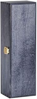 Single Bottle, Wooden Luxury Gift Box for Wine, Champagne or Whisky (Blue) Wine NOT Included