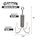Clarkspoon Fishing Bridge and Pier Gaff for Retrieving Your Catch - Stainless Steel Hooks (16/0)