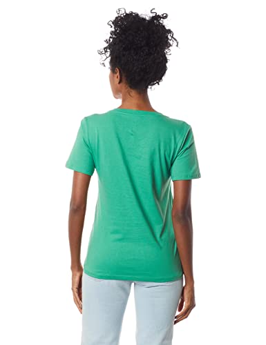 Blusa manga curta, Feminino, Hering,Verde médio,P