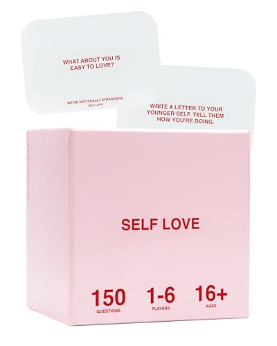Image of WE'RE NOT REALLY STRANGERS Self-Love Edition Card Game - A Journey to Self-Discovery and Empowerment for Singles, Couples, Adults, & Teens - for Memorable Game Nights, Ages 15+, 1-2 Players
