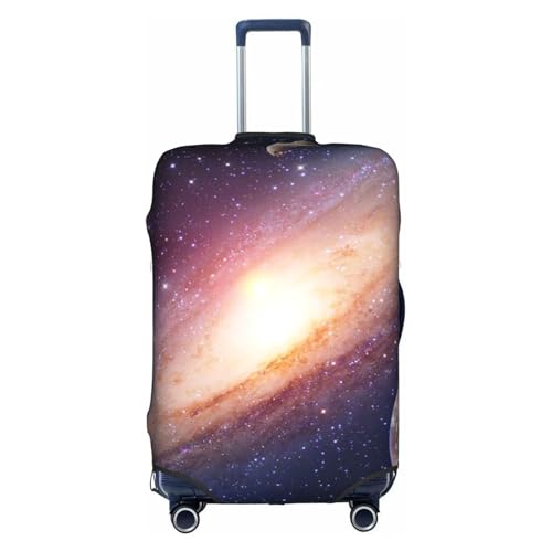 Universe Galaxy Printed Luggage Cover Elastic, Washable, Universal Fit 18-32 Inch Travel Suitcase Cover Easy To Identify