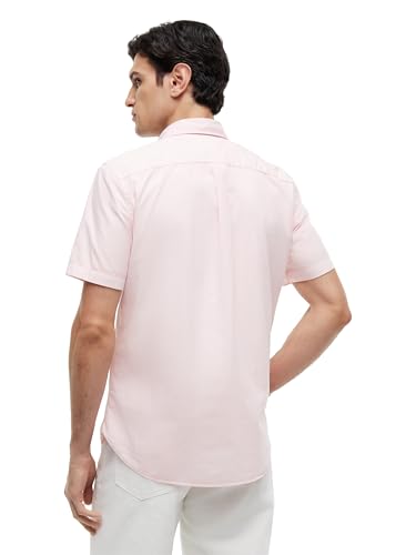 Image of Tommy Hilfiger Men's Short Sleeve Poplin Shirts in Regular Fit, Men's Button Down Shirts