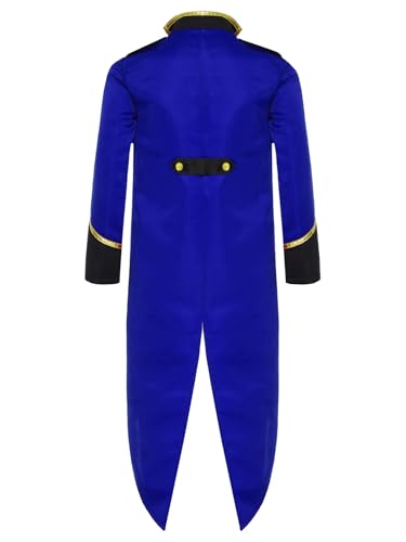 renvena Kids Medieval Steampunk Tailcoat Long Sleeve Victorian Vintage Tuxedo Jacket for Boys Girls2