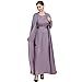 Islamic Abaya Dress for Women Muslim Maxi Abayas 2pcs Silky Fashion Dress Set Daily Kaftan Jilbab Outfit Women Eid Robe
