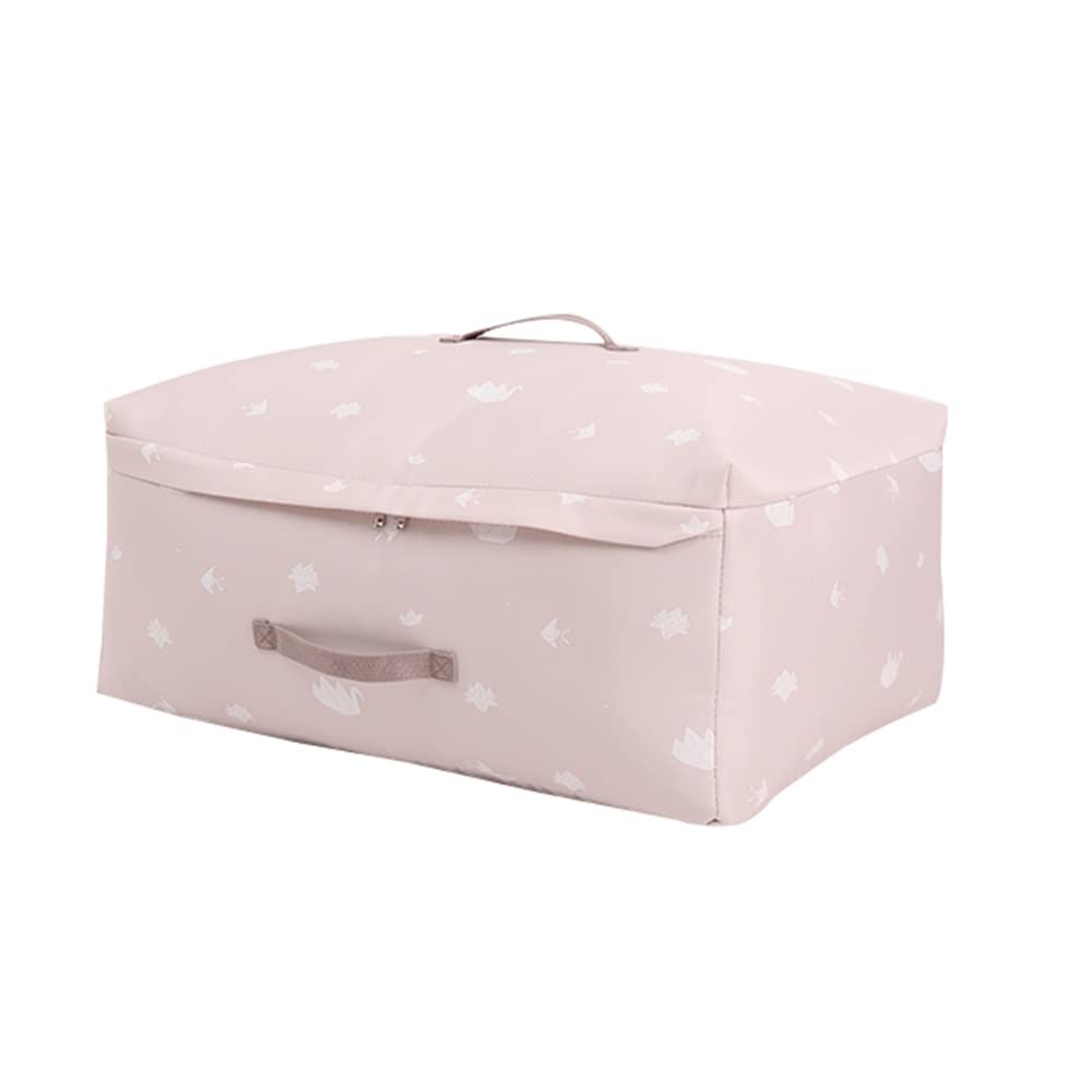 ETRGFTHU Quilt Storage Bag Home Clothes Arrangement Moving Travel Bags Under-bed Storage Box Environmentally Friendly And Tasteless Washable(H,56cm*42cm*24cm)