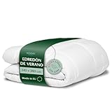 Wendre Edredón Verano 240x260 cm – Cama 180 – Extra Ligero 100 g/m² Transpirable – Nórdico de Verano Certificado Oeko-Tex