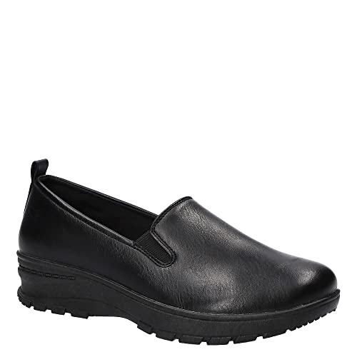 Easy Street Women's Juanita Flat Sneaker, Black/Black Gore, 8 Easy Street Women's Juanita Flat Sneaker, Black/Black Gore, 8