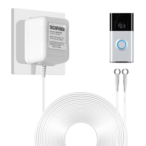 24V Doorbell Transformer AC Adapter for Ring Doorbells