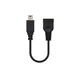 Dispone de un puerto mini USB 2.0 B, de tipo macho