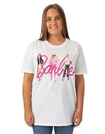 SHORT SLEEVED BARBIE T-SHIRT FOR WOMEN - Release your inner fashionista with this Barbie top. It is perfect for pairing with jeans or joggers for a chilled but stylish look AVAILABLE IN A VARIETY OF SIZES - It is available in sizes small, medium, lar...