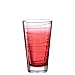 Leonardo 026836 Vario Struttura Lot de 6 verres à long drink lavables au lave-vaisselle Rouge 280 ml