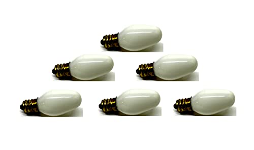White Night Light Bulbs 6Pc #TOP2
