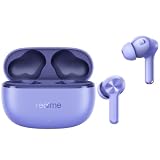 realme Buds T200 Lite, IPX4, Bluetooth 5.4, Driver Dinamico da 12,4 mm, Autonomia 48 ore, Latenza di 45 ms, Tecnologia ENC, Connessione Veloce Google, Auricolari In-Ear Wireless Veri, Viola