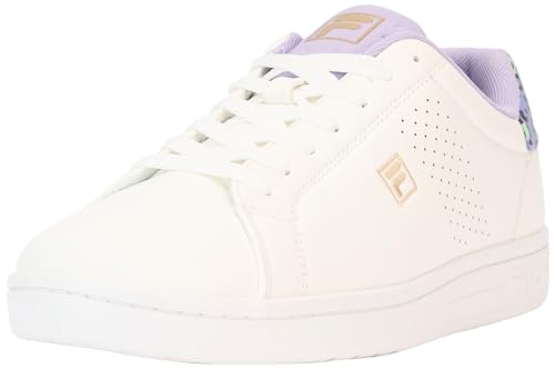 Fila Crosscourt 2 NT Teens, Scarpe da Ginnastica Unisex - Bambini e Ragazzi, White Viola, 39 EU Larga