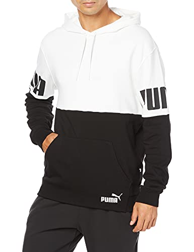 PUMA スウェット PUMA POWER カラーブロック フーディースウェット 846440 メンズ 846440 21年秋冬カラー プーマ ホワイト S