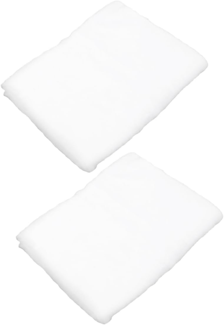 PRETYZOOM Thick Artificial Christmas Blanket Set Snow Cotton Village Scene for Indoor Winter Decor