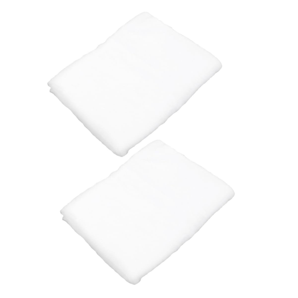 PRETYZOOM Thick Artificial Christmas Blanket Set Snow Cotton Village Scene for Indoor Winter Decor