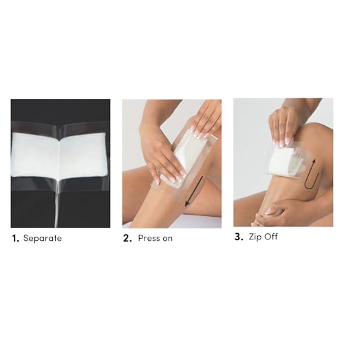 Persian Legs & Body Wax Strips (40 strips), Hair Removal Waxing Strips for Legs, Body, Bikini, Arms, Underarms with After care Oil, Pack of 1 (CSB)