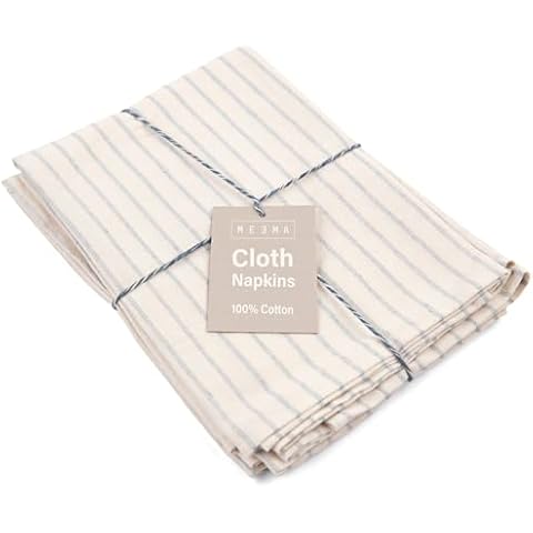 MEEMA Upcycled Denim Table Napkins Cover
