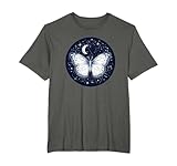 Celestial Night Sky Butterfly Moon Stars