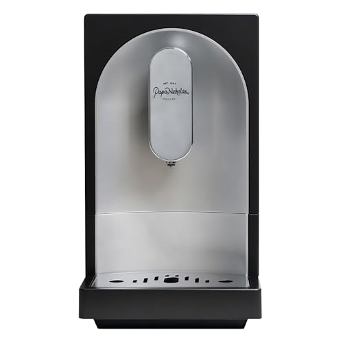 Image of PapaNicholas Bean-to-Brew Espresso Machine, Burr Grinder, Black