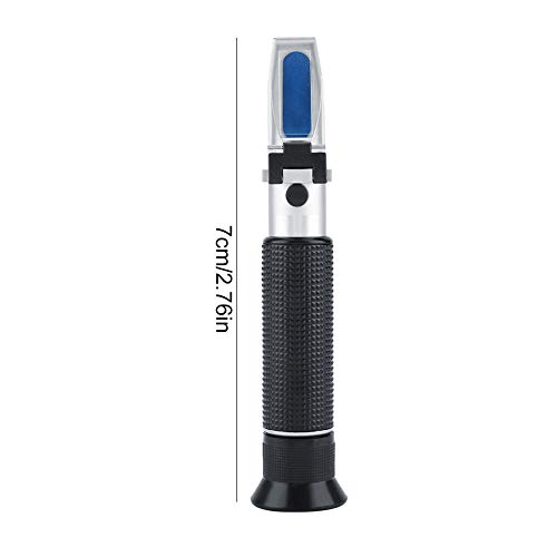 Mumusuki Brix Refractometer Salinometer Portable Food Sugar Salinity Gravity Meter Tester Digital Handheld Refractometer For Beer Wine Brewing, Non Slip Rubberized Grip Handle #TOP1