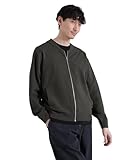 [ナノ・ユニバース] エアニット ジップ ブルゾン メンズ M 180 カーキ 672-5112209