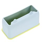 CATIEBYE Cat Litter Scoop Holder Blue Cute Cat-Shaped Plastic Scoop Stand Litter Box Accessory Storage