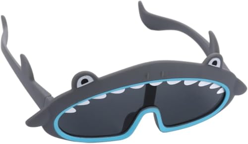 1stk Haifischform Partybrille Lustige Brille Hai- Scherzbrille Neuartige Partybrille Halloween-party- Party-hai-brille Abs Junge Partybedarf Kind