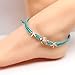 Produktbild Jovono Boho White Turquoise Turtle Seestern Fußkettchen Perlen Fußkettchen Armbänder Mode Strand Fußschmuck für Frauen und Mädchen (grün)