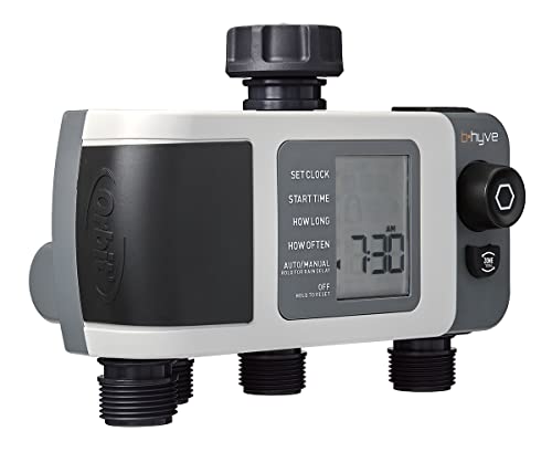 Orbit 24639 B-Hyve Xd 4-Port Smart Hose Watering Timer With Wi-Fi Hub, Gray #TOP2