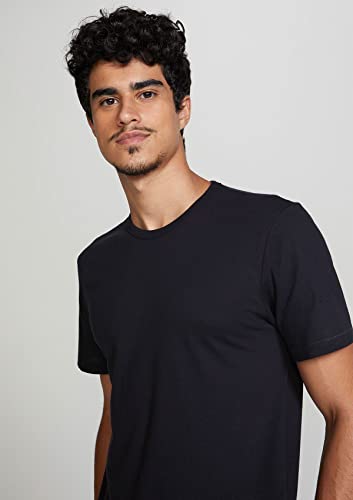 Camiseta Hering Original Slim Masculino, Preto, G
