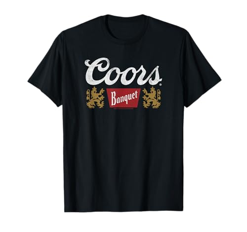 Coors Classic Banquet Beer Centered Logo T-Shirt Small
