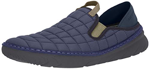 Merrell メンズ Hut Moc ローファー, ネイビー, 24