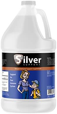 Nano Ionic Silver Technology 1 Gallon - Liquid Immune Booster for Kids, Pets & Adults Enhances Wellness - Next Generation Ionic Silver