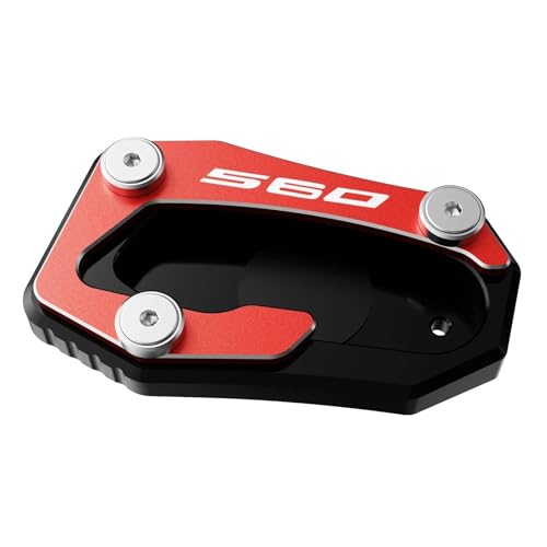 Extension béquille TMAX 560 évite la chute sur sol meuble rouge