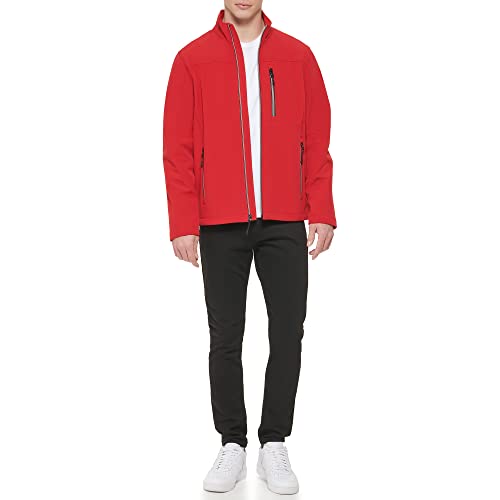 Image of GUESS Men's Softshell Long Sleeve 1 Chest Pocket Jacket