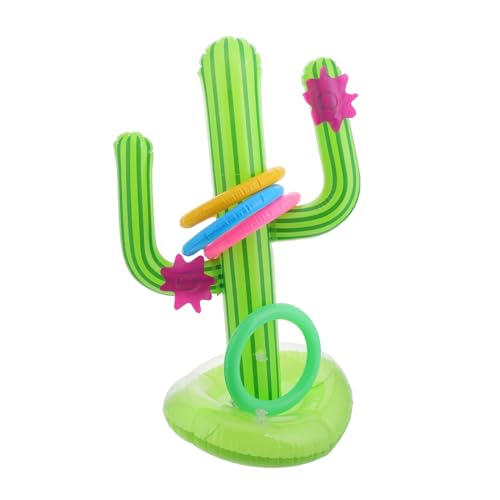 POPETPOP Summer Party Inflatable Decoration Cactus Toss Game for Family Fun Pool Toys