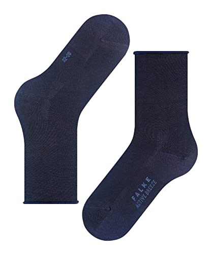 Image of FALKE Women's Active Breeze Socks, Breathable, Cooling Effect, Lyocell, Crew Length, Sweat Wicking, Coolmax Clothing, 1 Pair