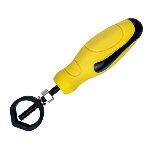 Precisions Crafting Strumento di stampaggio in acciaio al carbonio porta francobolli con manico migliora il design della marcatura pinze per punzonatura strumento di punzonatura in pelle