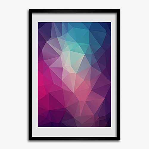 Cadre photo 50x70 cm Tulup tableau peinture deco et cadre de bois pour affiche moderne