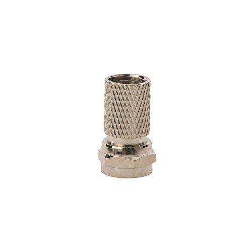 NSI Twist On F Connector, for Quad Shield RG6/U Cable, black - Image 2
