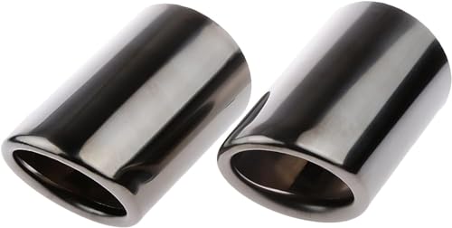 Tubo de escape para coche y protector de silenciador trasero compatible con berlinas y SUV.